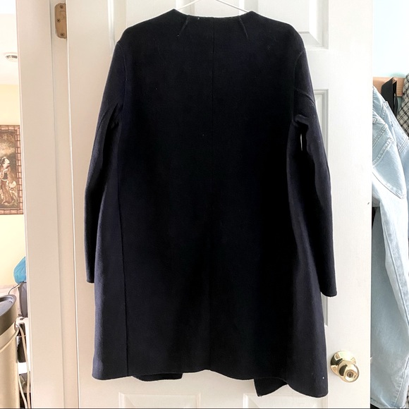 Mango Black Wool Blend Coat (Size S) - Picture 3 of 4